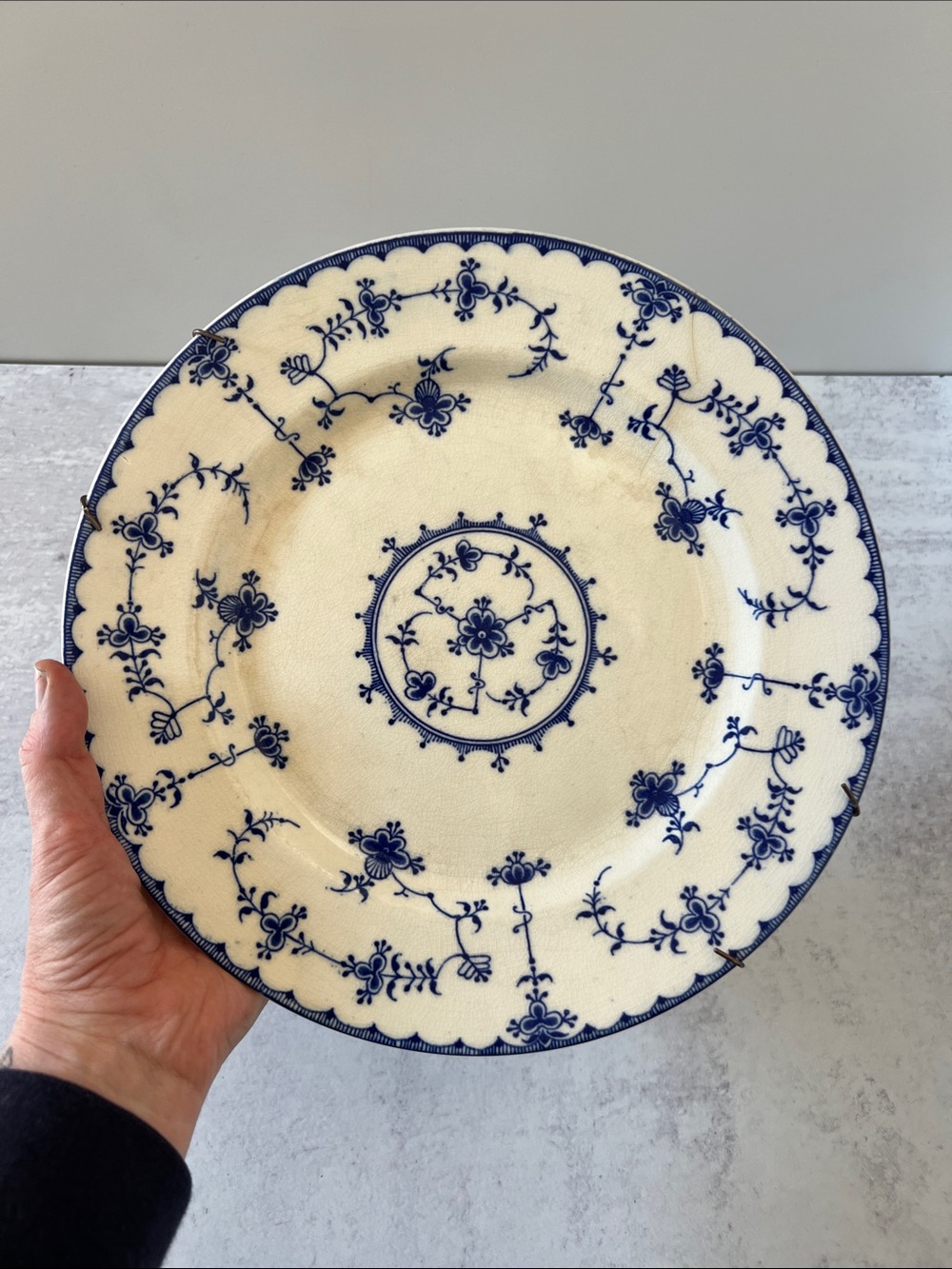 Vintage Blue Delft, Classic Indigo Pattern